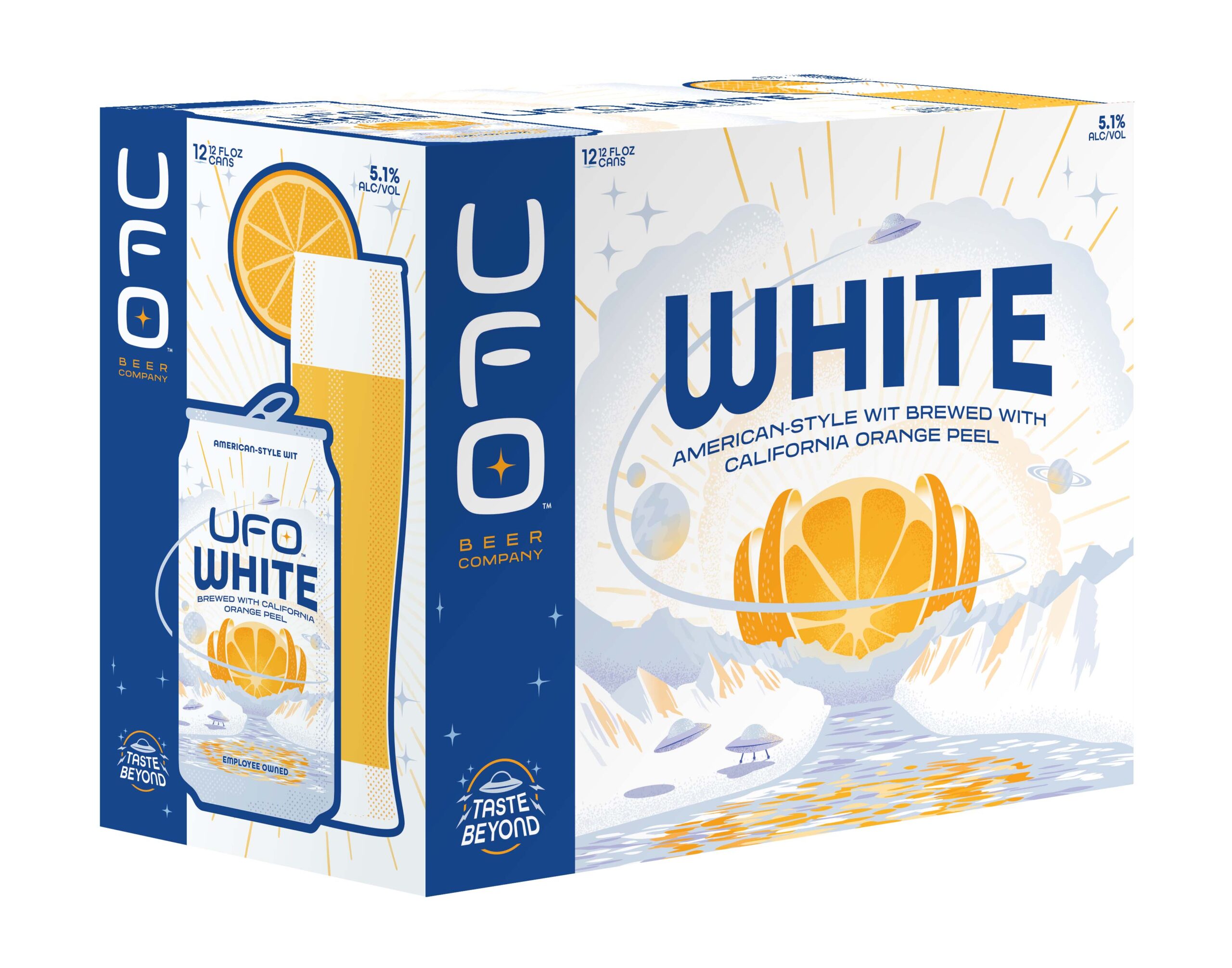 ufo white 12 oz 12 pack can