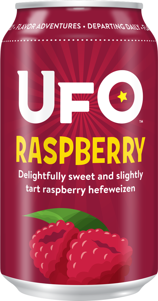 UFO Raspberry 12 oz can