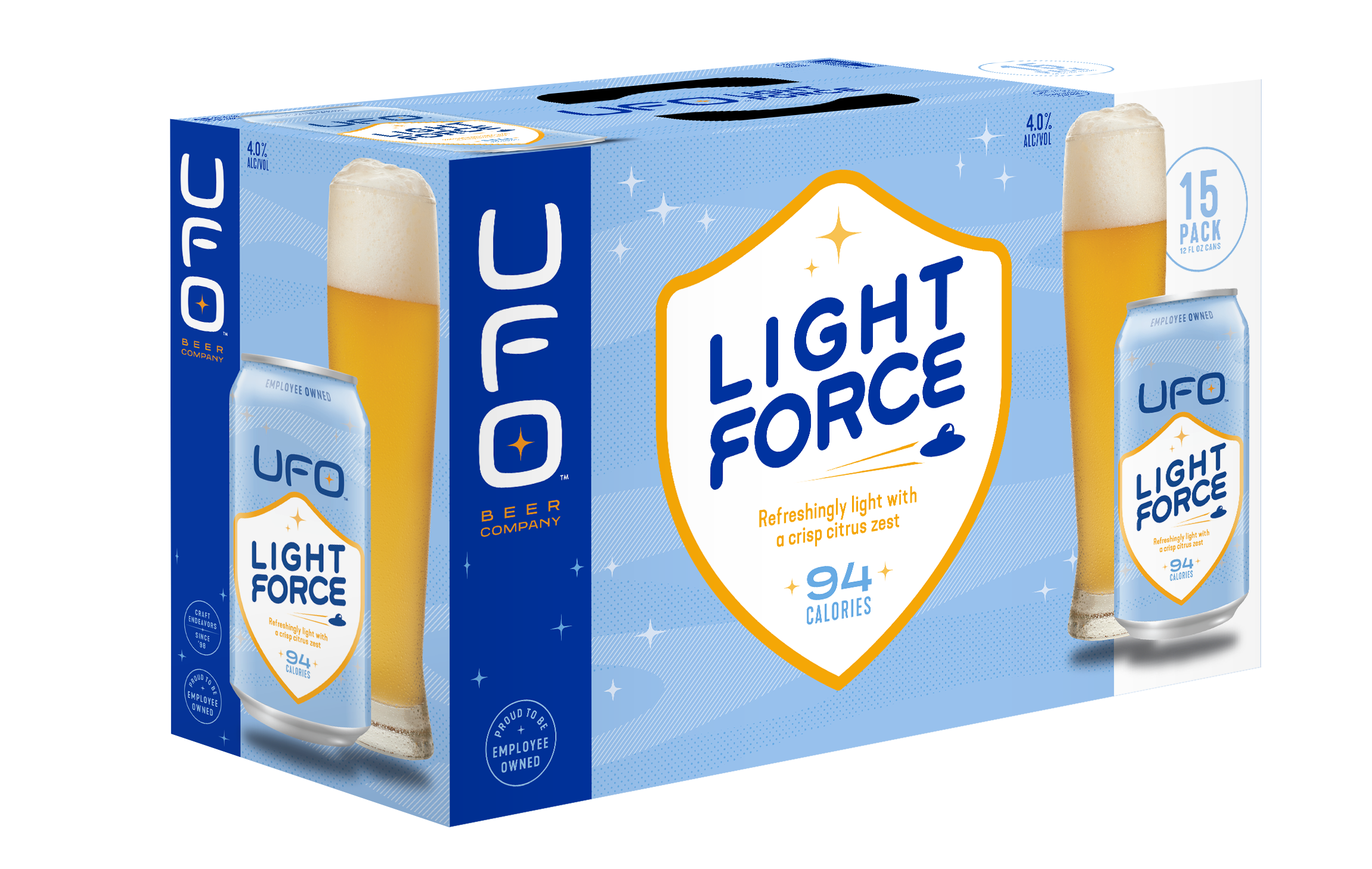 UFO Light Force 12 pack cans
